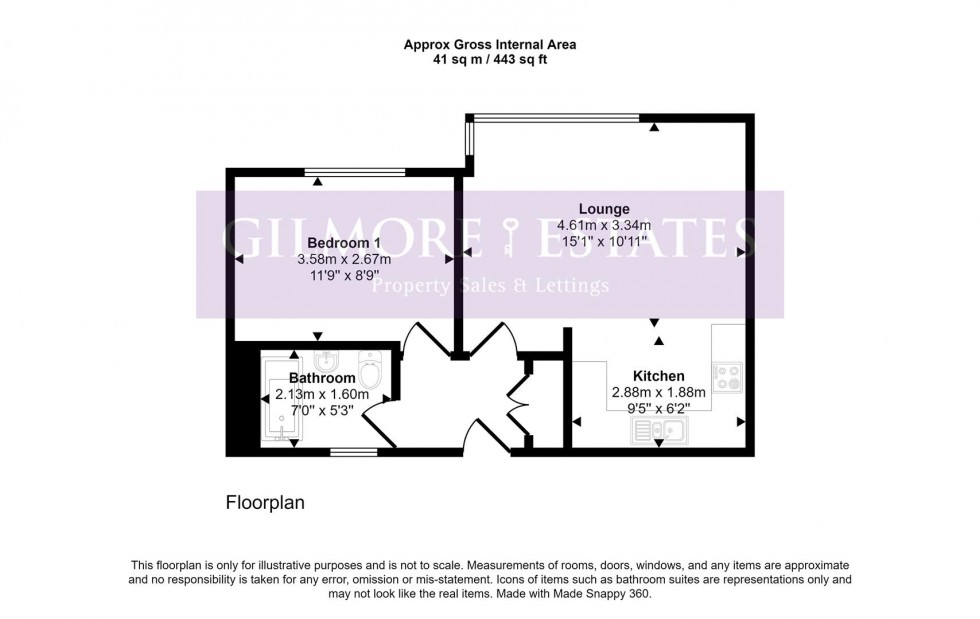 Floorplan for Southernwood, Consett