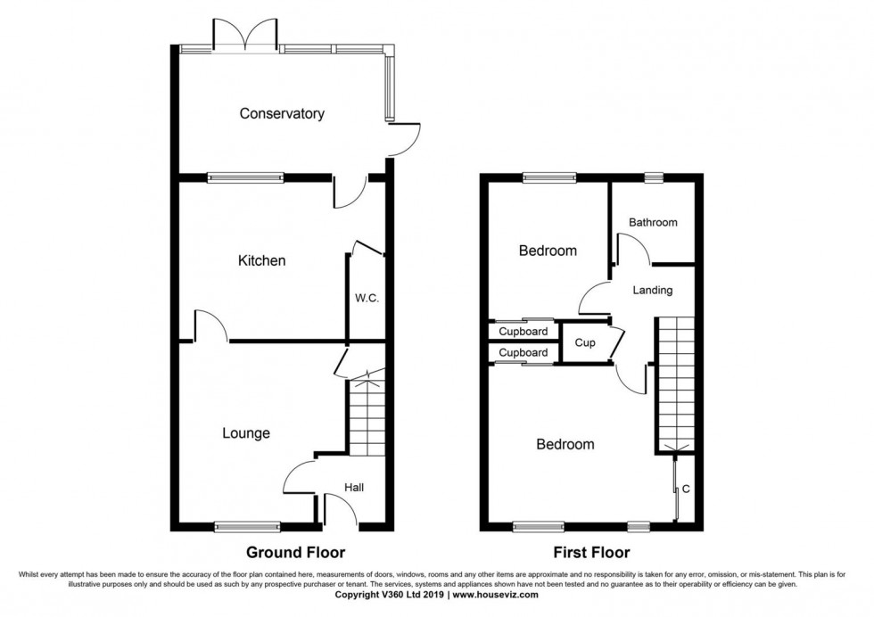 Floorplan for Fern Close, Prudhoe, Prudhoe, Northumberland
