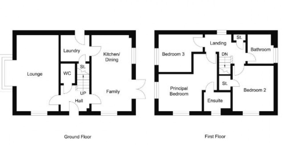 Floorplan for Fieldfare Avenue, Ryton