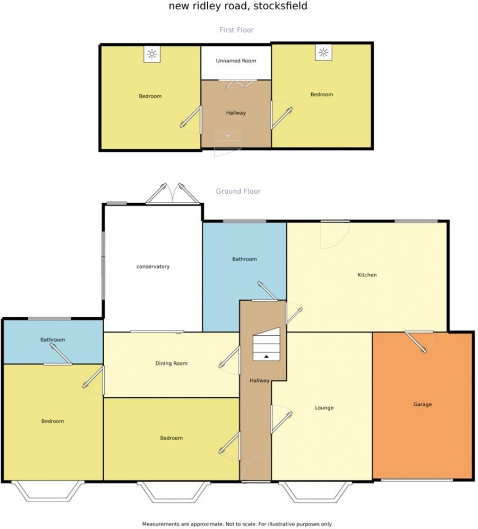 Floorplan for New Ridley Road, Stocksfield