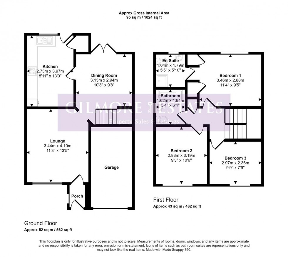Floorplan for Castlefields, Prudhoe