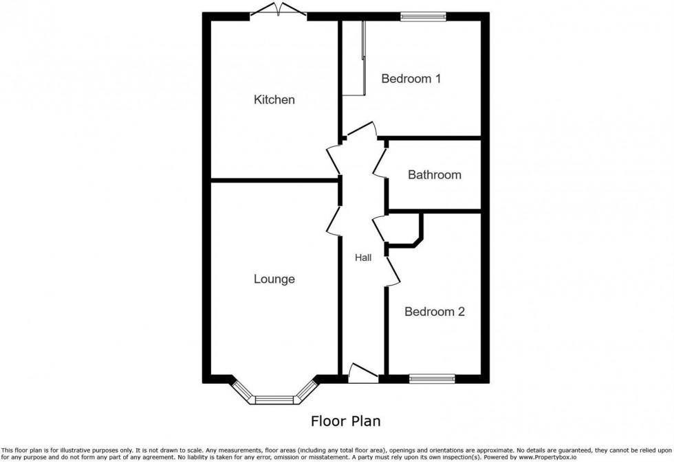 Floorplan for Dobson Close, High Spen, Rowlands Gill